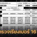 หวย 16 มกราคม 2566